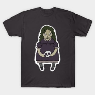 Girl with skull T-Shirt